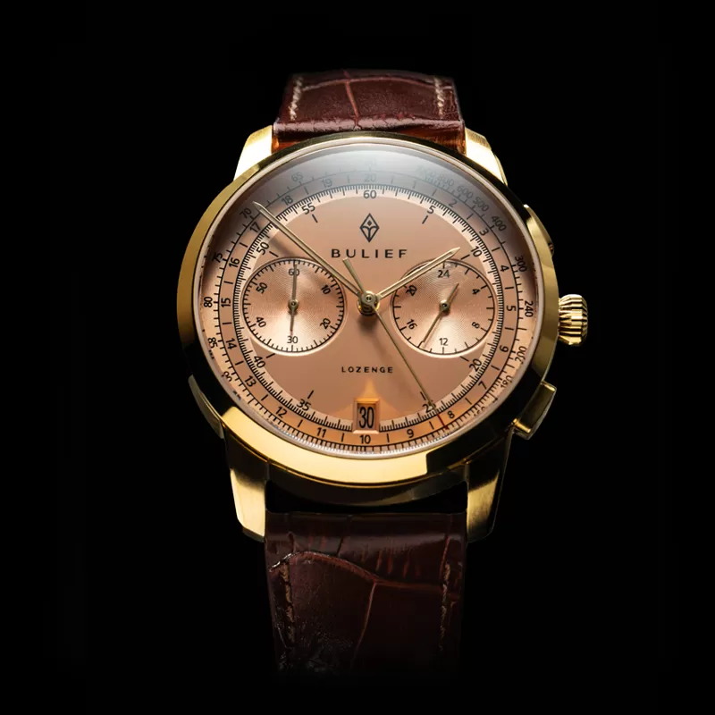 Salmon Gold watch front