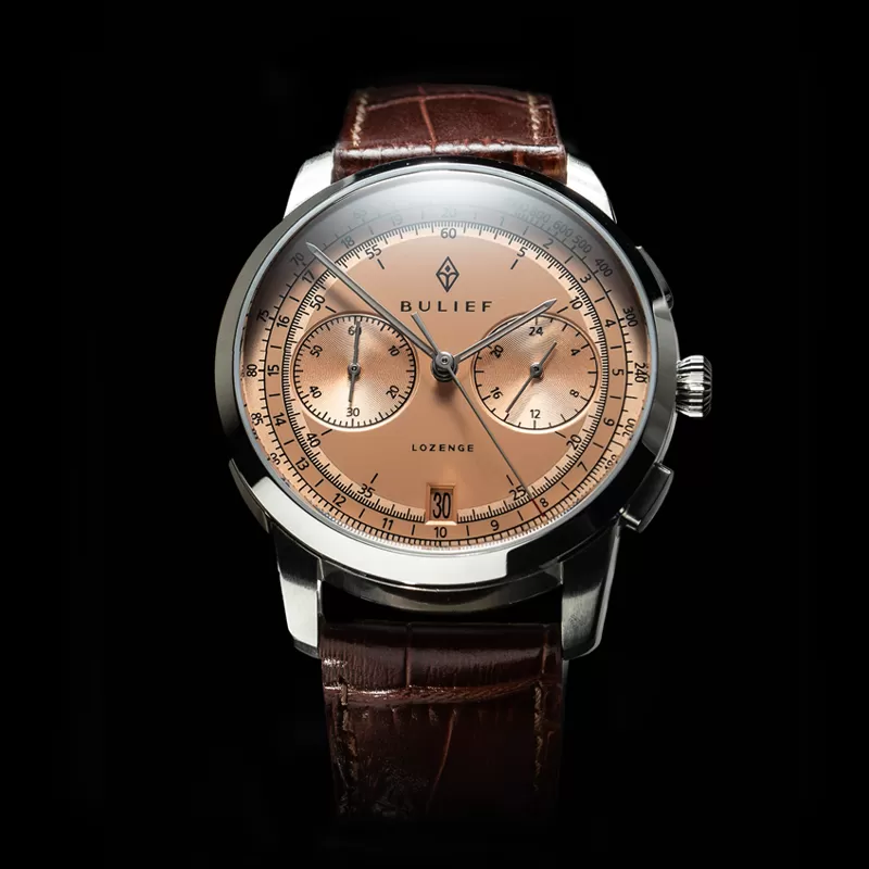 Salmon Steel watch front