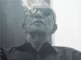 Old man with glasses